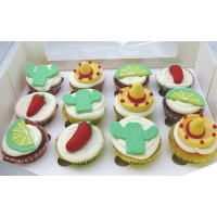 CupCakes Mexican Themed